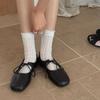 Sweet Girls Middle Tube Ruffle Women Socks Spring and Summer Thin Breathable Socks Japanese Solid Color Lolita Kawaii Cute Socks