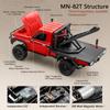 MN82T RC Crawler 1/12 2.4G 4WD Remote Control Off-road Pickup Simulation Crane Vehicle Electric Climbing Car Model Toys for Kids