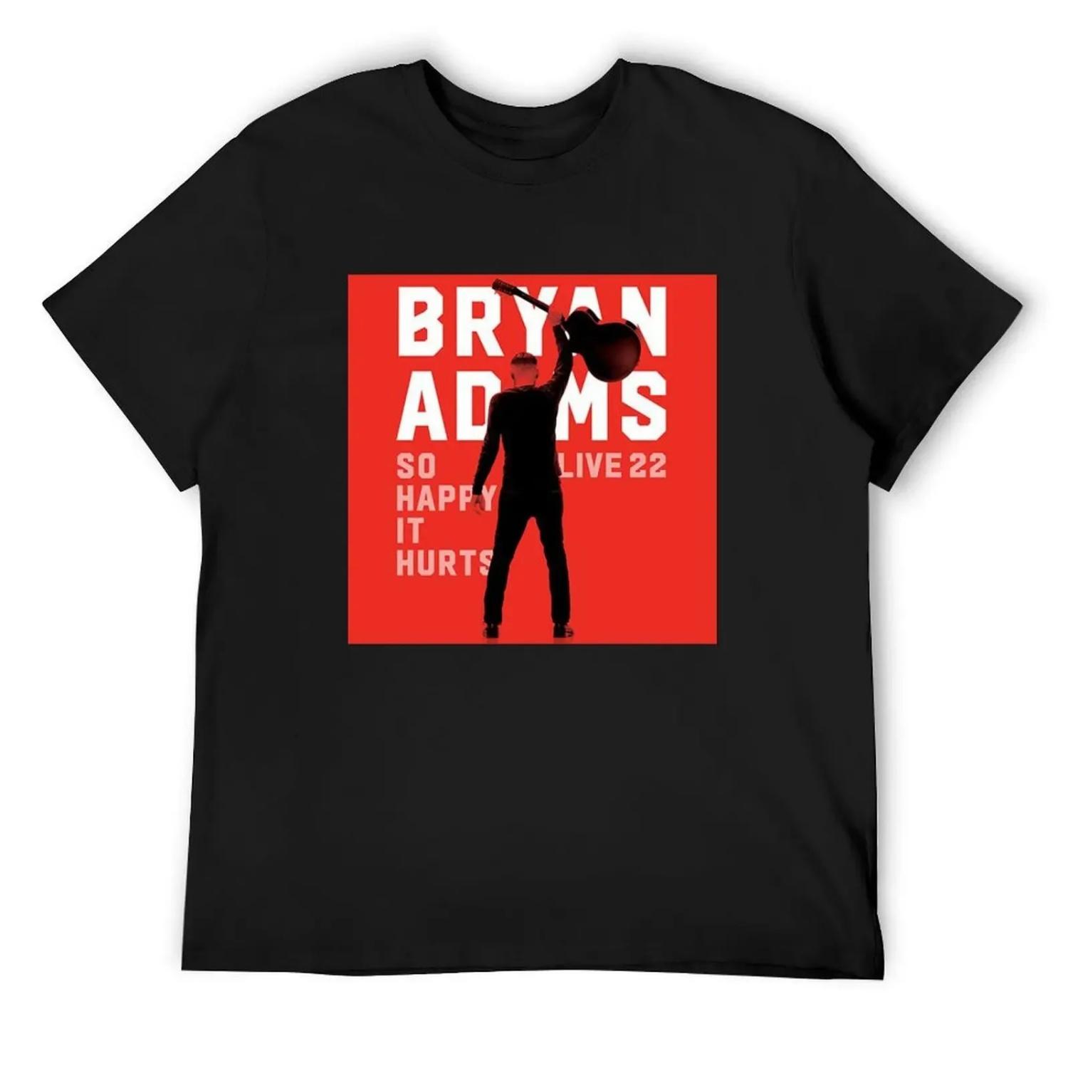 

so happy it hurts b adams 2022 tour T-Shirt Aesthetic clothing cute clothes funny meme t-shirts mens graphic t-shirts anime XXXXXL чорний