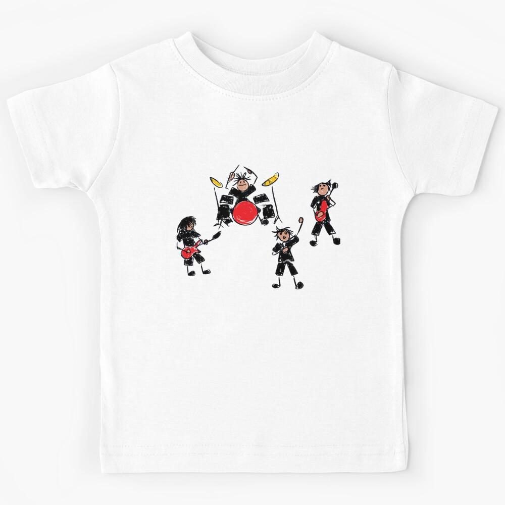 Stick figure Rock Band Kids T-Shirt 170