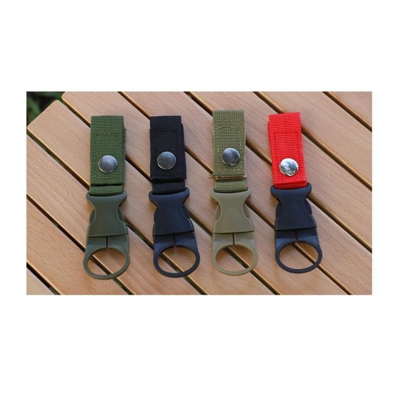 Outdoor Multi-Purpose Mesh Hook, Nylon EDC Climbing Buckle Clip, Backpack Water Bottle Holder Clip, Climbing Campsite Artifact