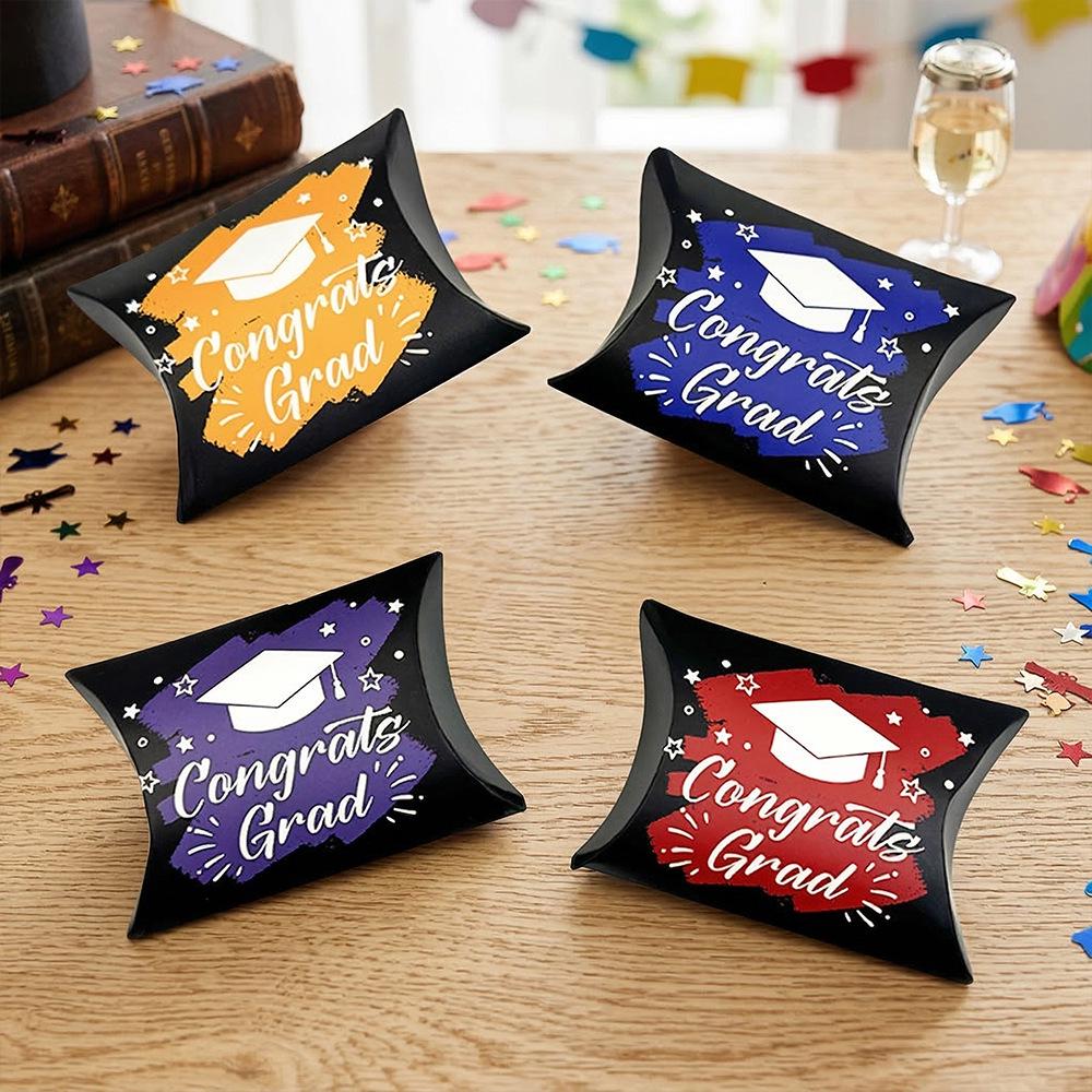 European-Style Graduation Cap Candy Box: Celebration Gift Packaging for Parties