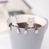 Stainless Steel Hanging Cup Spoon Cat Spoon Coffee Spoon Cake Spoon Dessert Spoon Mug Spoon Hanging Spoon Handheld Gift Spoon