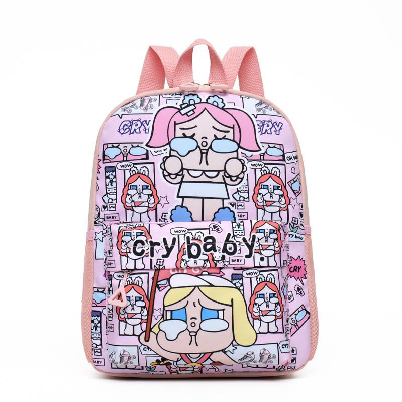 Backpack Pattern Crybaby Cartoon Large Capacity Waterproof Children School Bag