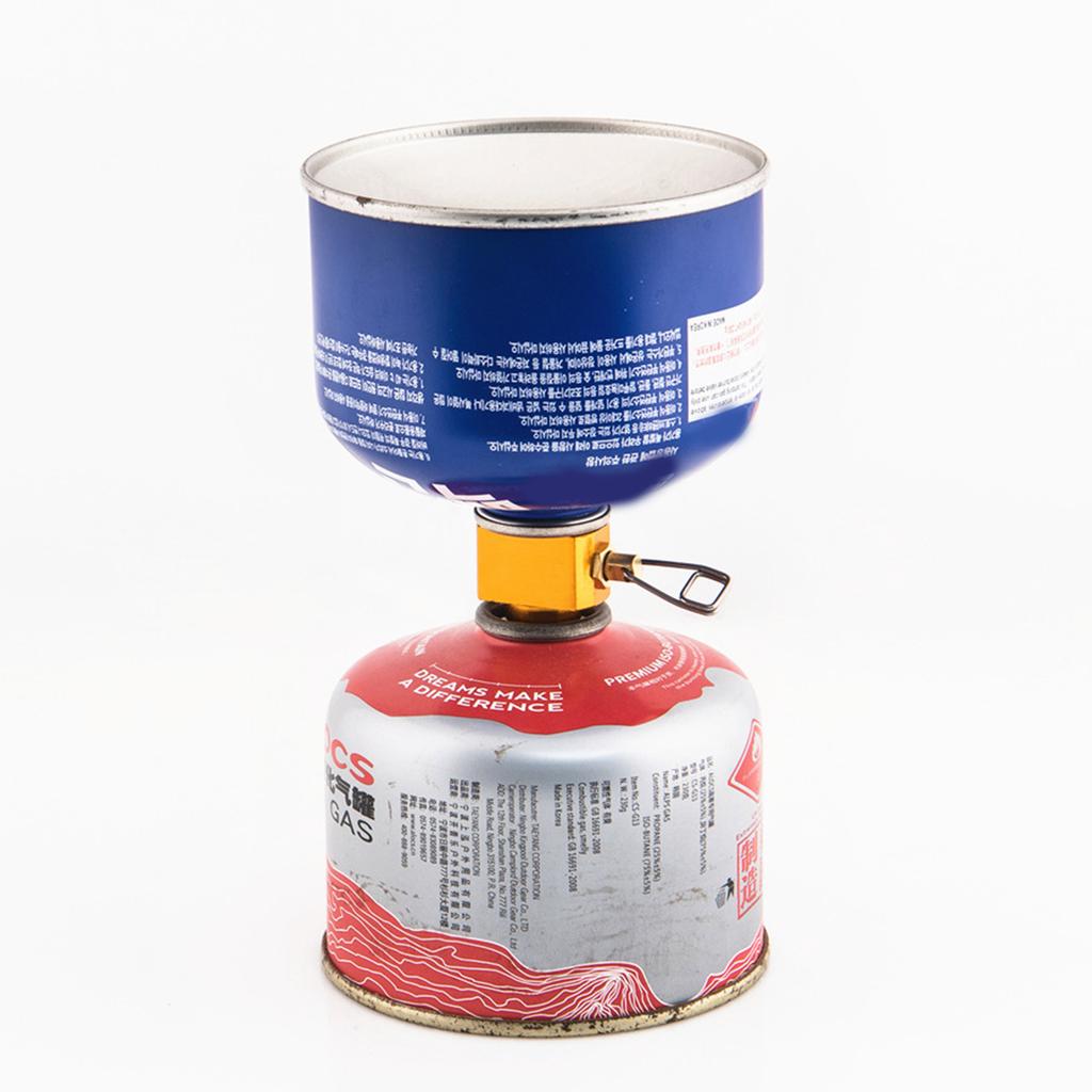 Butan Zylinder Tank Outdoor Brenner Adapter Campingkocher Nachfüllgas Füllventil Adapter Gas Nachfülladapter Langlebig