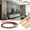 1 Stück 2,44 m / 96,06 Zoll Glänzendes Gold Edelstahl Wanddekoration, Metallkantenleiste für Wand-, Decken- und Randdekoration