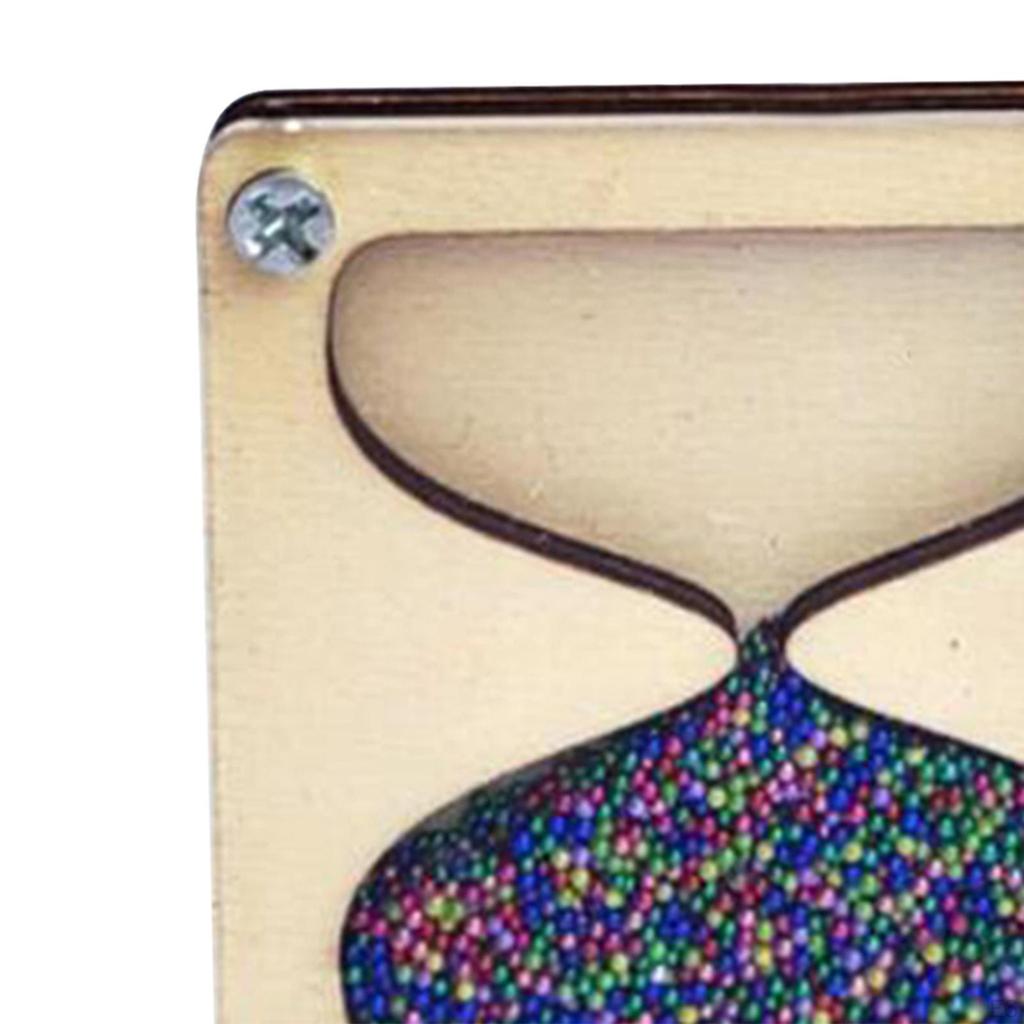 Busy Board Wooden Hourglass Motor Skill Early Education Montessori Teaching Accessories for Boy Girl