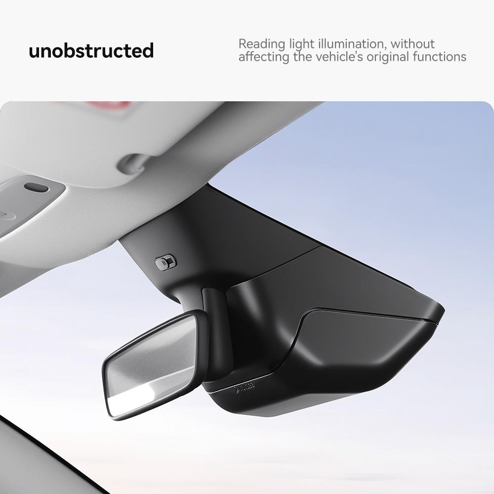 YZ for Tesla Model Y Juniper Car Glasses Box Original Design Sunglasses Case Visor Clip Card Storage New Model 2025 Accessories