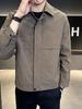 Men's Slim-Fit Turn-Down Collar Coat - Light Mature Autumn Style 2026 Executive Jacket