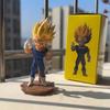 Dragon Ball Z 9cm Super Saiyan Prince Vegeta Figure Standing Posture Pvc Model Statue Doll Collection Decoration Toys Gift