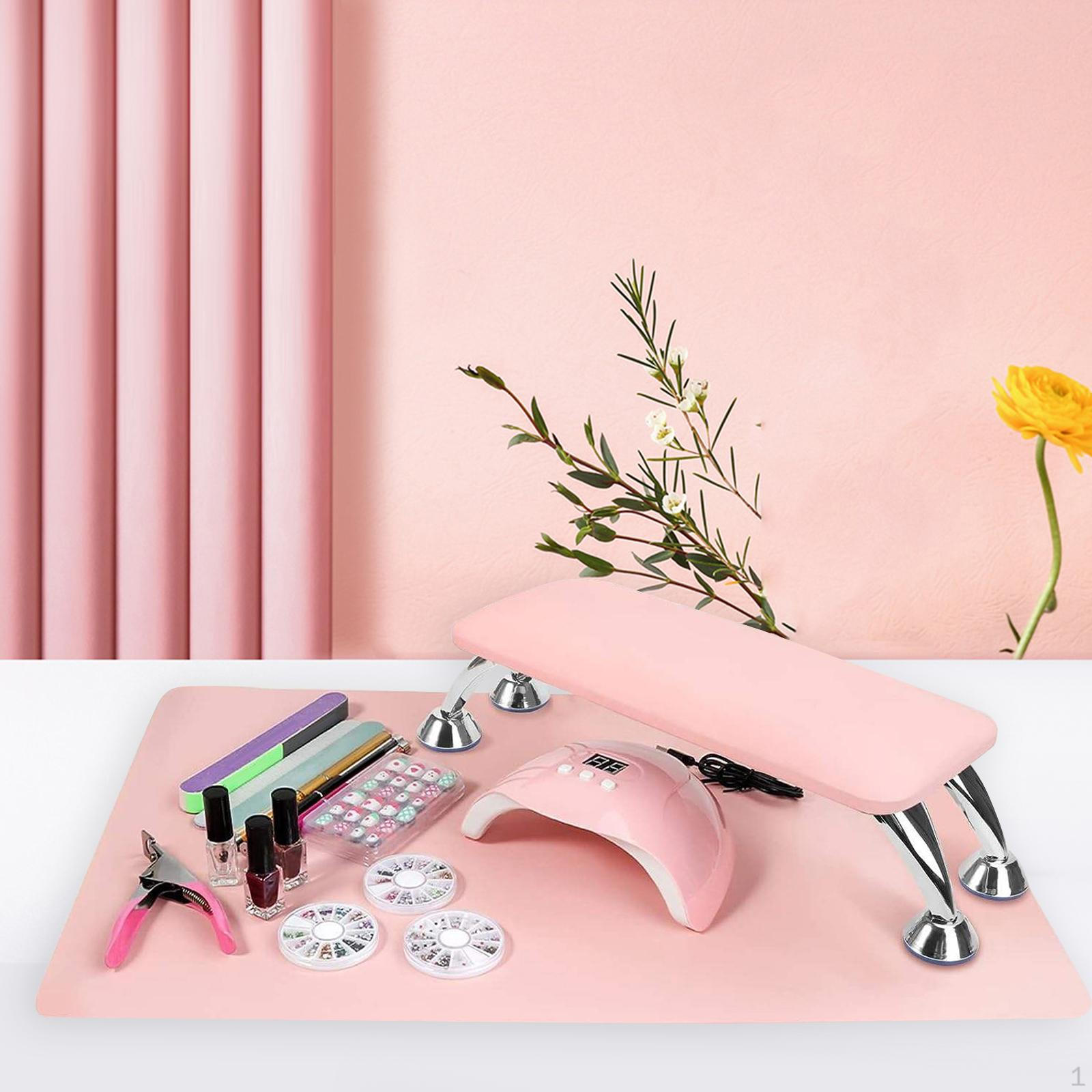 

Эргономичный ноготь для сеансов маникюра розовый