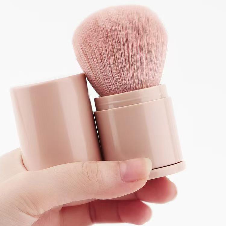 Retractable Mushroom Head Makeup Brush: Easy-to-use Multi-Function Powder and Blush Brush