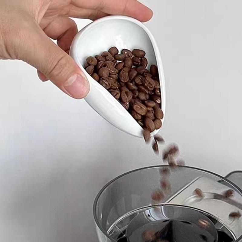 Coffee Measuring Spoon Set Nonslip Base Accurate Weighing Ceramic Texture Perfect for Home Espresso Machine Accessories