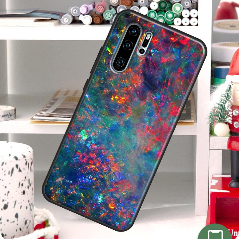 Opal Stone Iridescent Case For Huawei Nova 9 10 SE Y61 Y91 Y60 Y70 Y90 5T 7i 8i 11i 11 Pro P20 P30 P40 Lite Cover