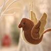 Cloth Bird Hanging Ornament, Cute Animal Hanging Decor for Photo Props, Party and Scene Decoration