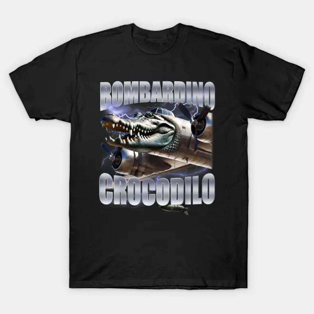 Tralalero Tralala Italian Funny Shark Expression T-shirt Men's Fashion Casual Humor T-shirt Unisex Summer Tops Oversized T-shirt