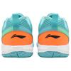 Li-Ning Lightweight Feather Series Fabric Leather Durable Breathable Lightweight Low-Top Badminton Shoes Unisex sneaker White Green AYTS034-1