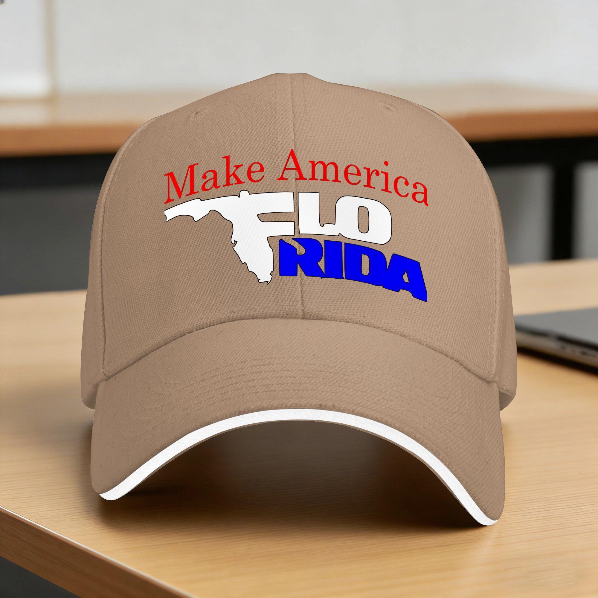 Flo Rida Baseballkappe Outdoor-Sport Sonnenschutz Trucker-Hut Unisex-Teens Mode Design Baseballkappen One Size gray