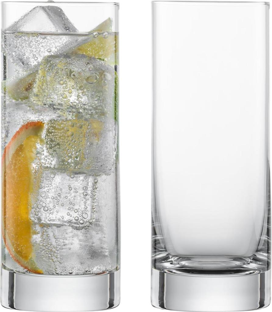 ZWIESEL GLAS shatter-resistant Tavolo (Paris) tumblers for water, mineral water, and soft drinks, 11 oz., pair of two, machine-made, m122414