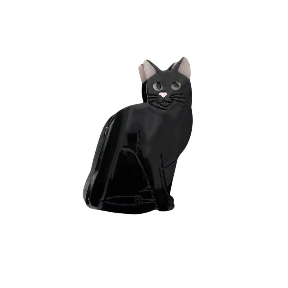 Cartoon Cat Hair Claw Clip Acetate Material Hair Barrettes Acetate Hair Clips Hair Accessories