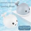 Brinquedo de Banho para Bebê Baleia: Aspersor Elétrico de Indução Luminoso
