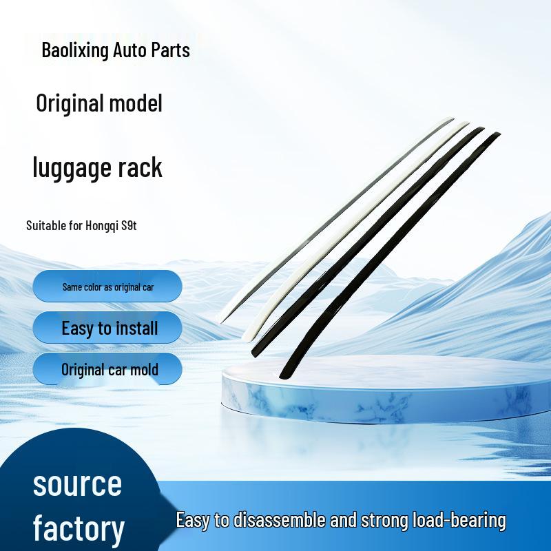 

Enjoy S9 Car Roof Rack, Black/White, Easy Install, Strong Load Capacity Alloy