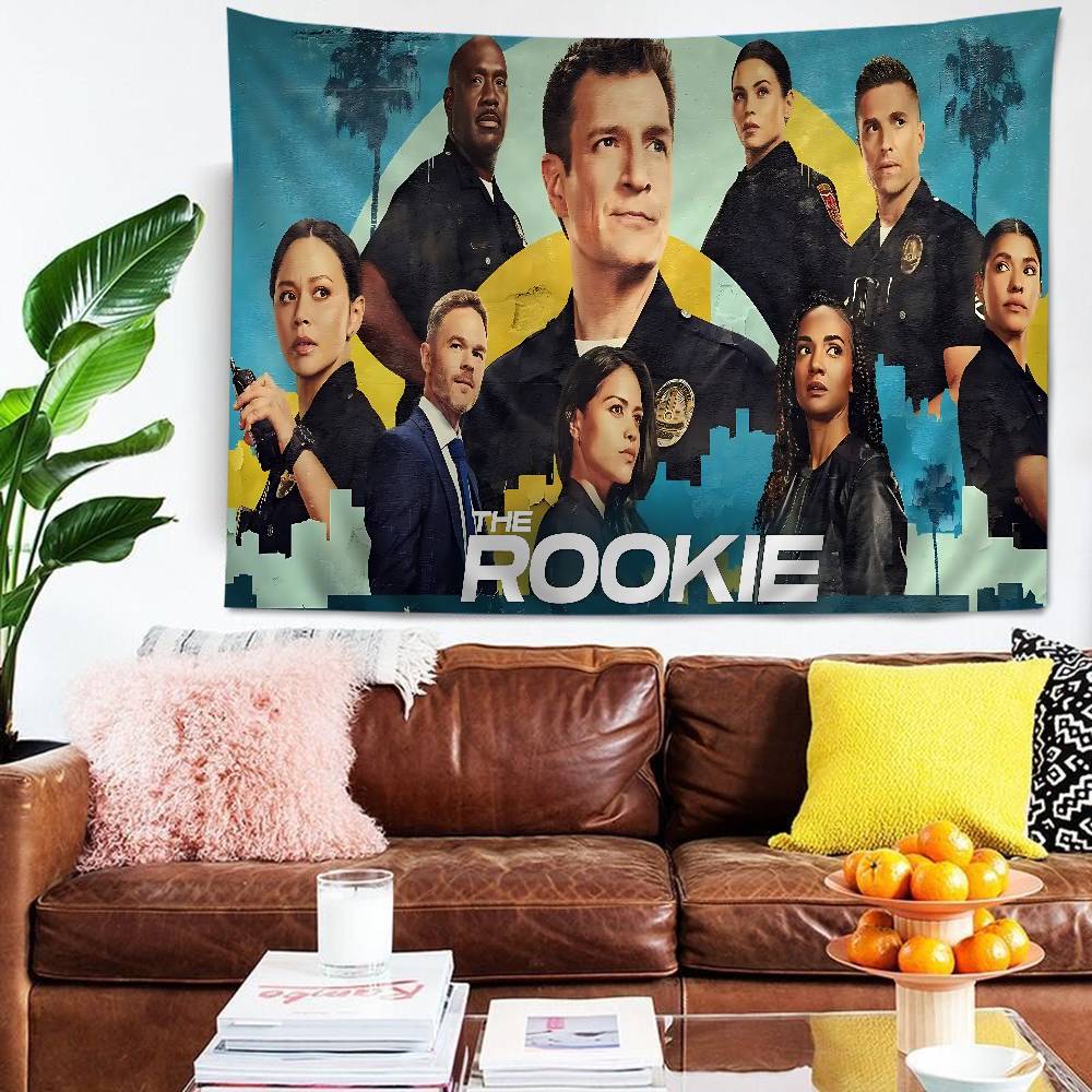 Movie The RRookie Cartoon Tapestry Art Science Fiction Room Home Decor Wall Hanging Sheets