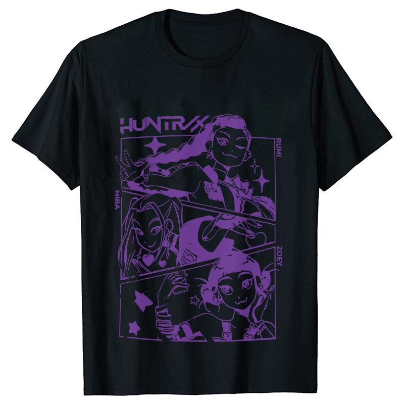 

2026 summer new Hunting Witch Girls Popular Movie UnisexWomen AllPurpose ShortSleeved TShirt EU Size Adult Modal Shirt 3XL