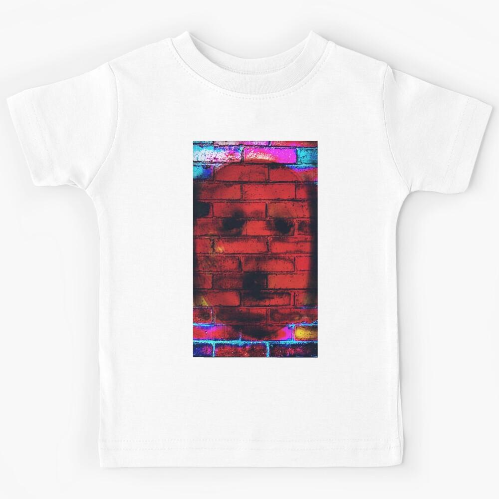 Brick Wall Face Kids T-Shirt 150