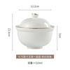 Creative Ceramic Cup Yulong Yipin Stew Cup Pumpkin Cup Hotel Restaurant Household Soup Soup Cup White Porcelain With Lid