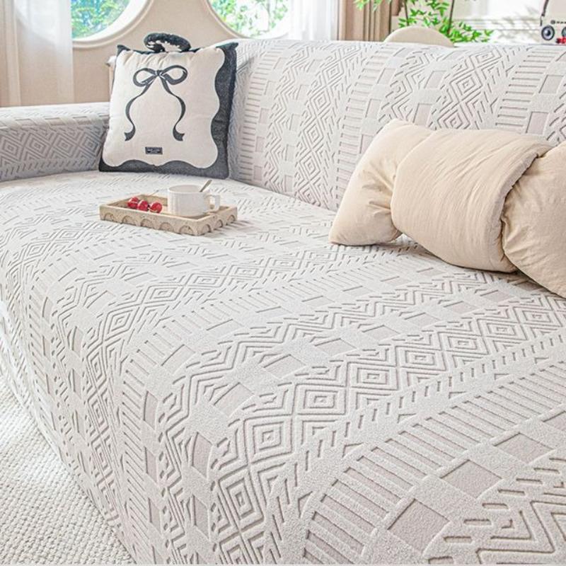 

Elastic sofa cover, universal in all seasons, all-inclusive, non-slip and anti-cat scratching sofa cover 90x140cm світло-сірий колір