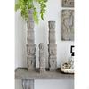 Ancient Tribe Totem Statue 15.7'' Decor, Carved Figurine