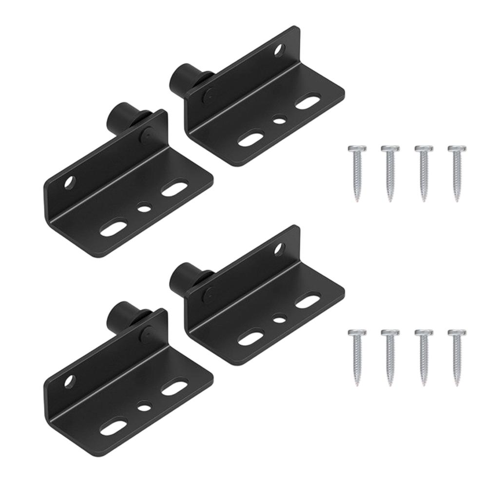 Pack of 4 Stainless Steel Rotating Corner Brackets for Furniture and Construction With High Corrosion Resistance
