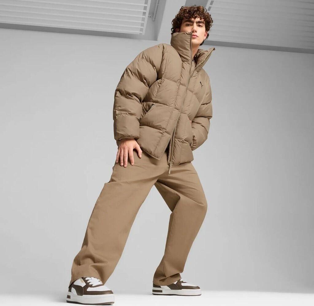 Зимняя куртка Puma puffer logo jacke beige