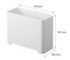 Yamazaki Magnetic Bathroom Trash W20 x x Tower Design with Magnet and Drainage Model 5540 Can, White, Approx. D8.7 H15cm, Hole,