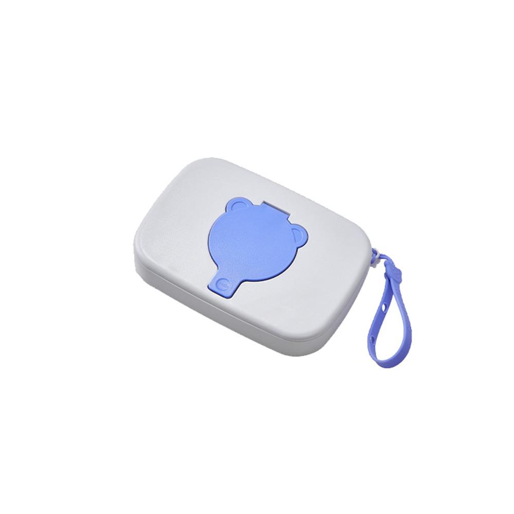 Flip Cover Portable Wet Tissue Box Silicone Seal Travel Wipe Holder  Outdoor Activities