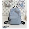 High value, fresh and sweet backpack, solid color simple large-capacity backpack for junior high school students