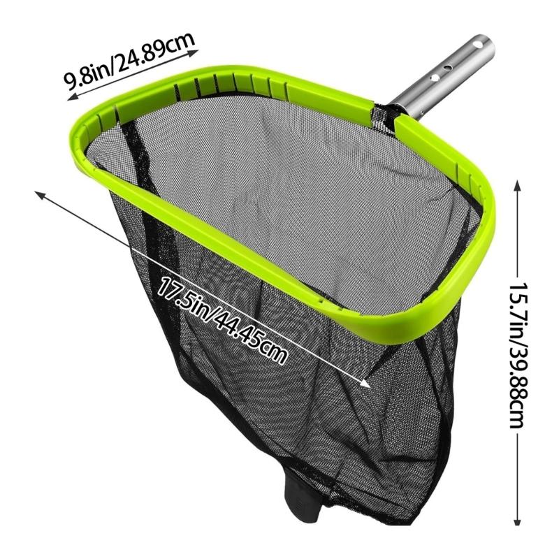 Durability Swimming Pool Cleaning Net with Deep Meshes and Stable Aluminum Handle for Leaves Dusts Removal
