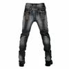 Men's Vintage Kevlar Motorcycle Jeans - Elastic, Fall-Resistant Riding Pants