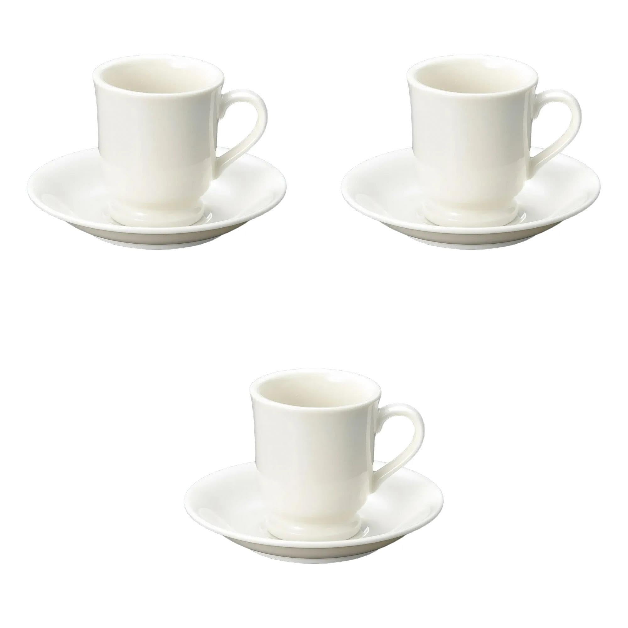 

Набор из 3 кофейных чашек и блюдец NB x см Чашки Блюдца Сетомонохонпо На высокой ножке [15.2 2.5 (185 куб.см)] &