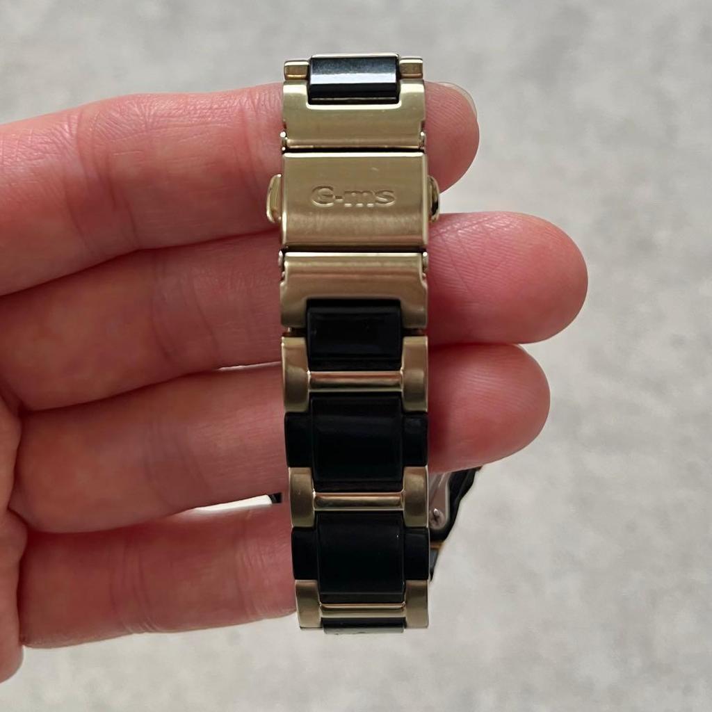 Used Limited CASIO Baby-G Anna Tsuchiya MSG-300AN with Box & Can Black x Gold