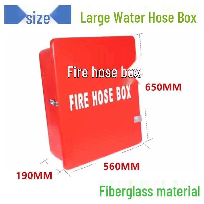 Fiberglass Fire Hose Reel Box with Iron Turntable for Firefighting No