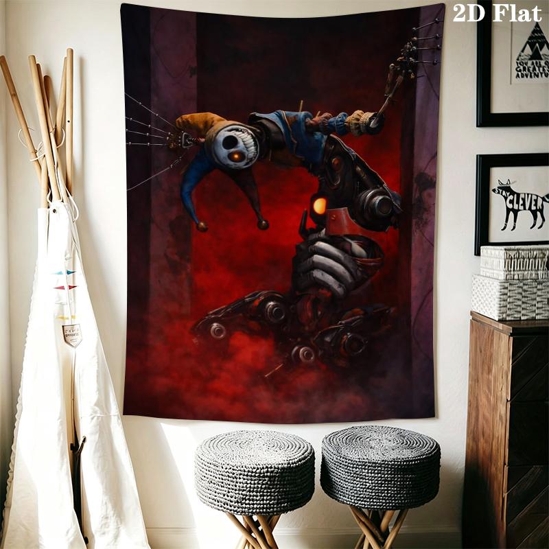 poppy playtime Wall Tapestry Aesthetic Wall Hanging Printed Fabric Blanket Decorative Tapestries for Bedroom Living Room Home Decor