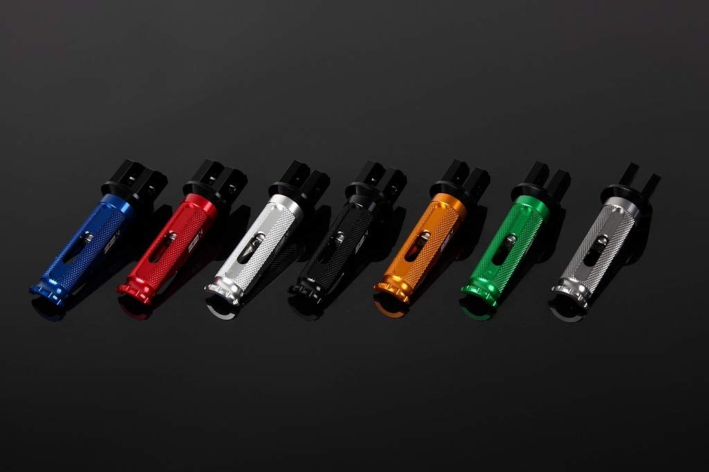 SSK machined aluminum tandem step racing type for riders, mounting part color: black, step