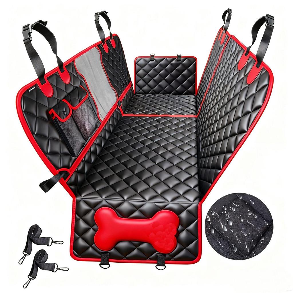 Waterproof and Dirt-Resistant Rear Seat Pet Cover and Cushion for Cars