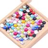 New Style 6mm Half Beads Facets 500pcs Flatback Acrylic Rhinestones DIY Craft Backpack & Garment Accessories