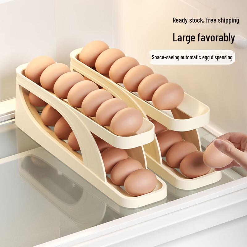 Automatic Rolling Egg Dispenser for Refrigerator