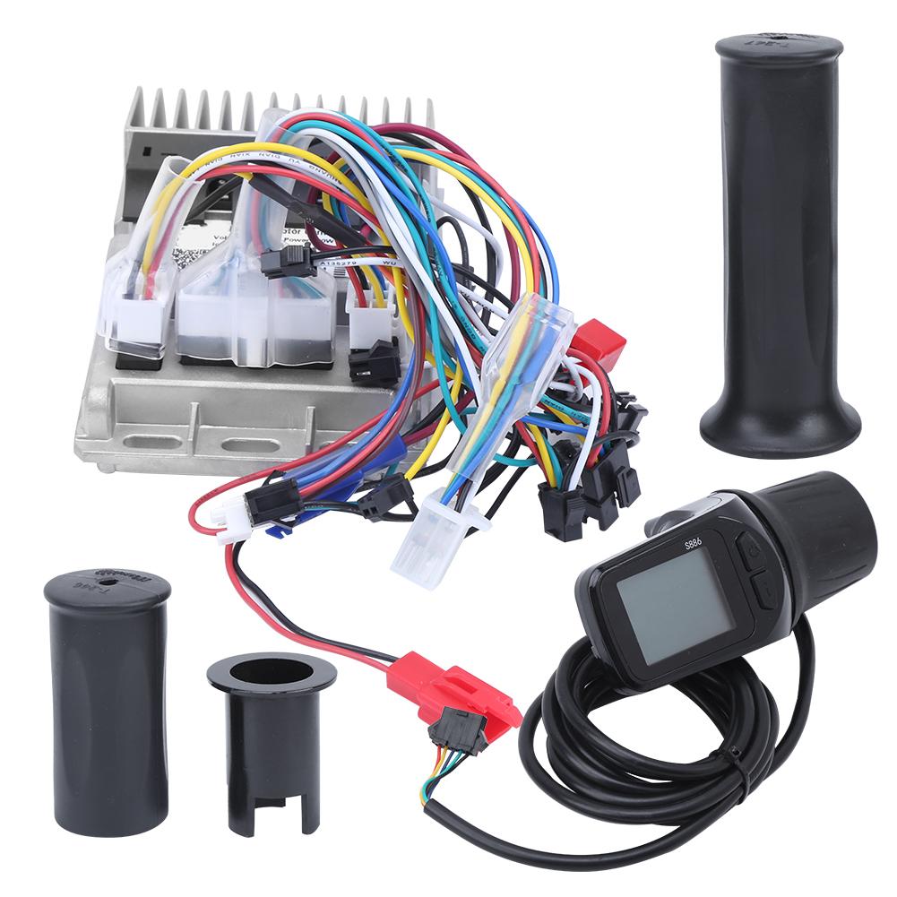 36 48V 500W Electric Tricycles 3‑mode Sinusoid Brushless Controller Instrument LCD Set