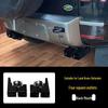 Black Stainless Steel Quad Exhaust Tips for 20-24 Land Rover Defender 90/110