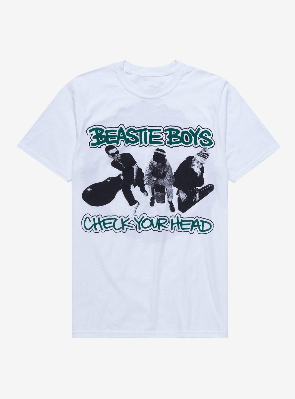 Hot Beastie Boys Metal Band White Short Sleeve Size S-4XL Shirt KK183 S